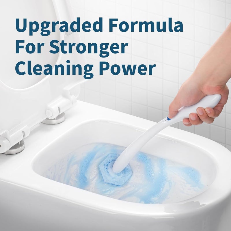 oshang Compatible with Clorox Toilet Wand – Disposable Toilet Brush Head Refills (32 Count), Wand Not Included - Image 3